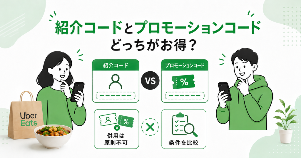 ウーバーイーツのお得なクーポン